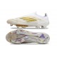 adidas F50+ Sans Lacets FG Day Spark - Blanc Doré Blanc