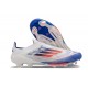 adidas F50+ Sans Lacets FG Advancement - Blanc Rouge Bleu