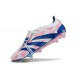 Chaussure adidas Predator FT Elite FG Blanc Ftwr Bleu Solaire Rose Solaire