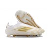 Chaussure adidas F50 Elite Laceless FG Day Spark - Blanc Doré