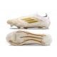 Chaussure adidas F50 Elite Laceless FG Day Spark - Blanc Doré