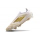 Chaussure adidas F50 Elite Laceless FG Day Spark - Blanc Doré