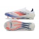 Chaussure adidas F50 Elite Laceless FG Advancement - Blanc Bleu Rouge 