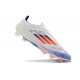 Chaussure adidas F50 Elite Laceless FG Advancement - Blanc Bleu Rouge 