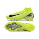 Chaussure Nike Mercurial Superfly 10 Elite FG Volt Noir Argent