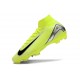 Chaussure Nike Mercurial Superfly 10 Elite FG Volt Noir Argent