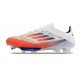 Chaussures adidas F50+ Elite FG Advancement - Blanc Rouge Bleu