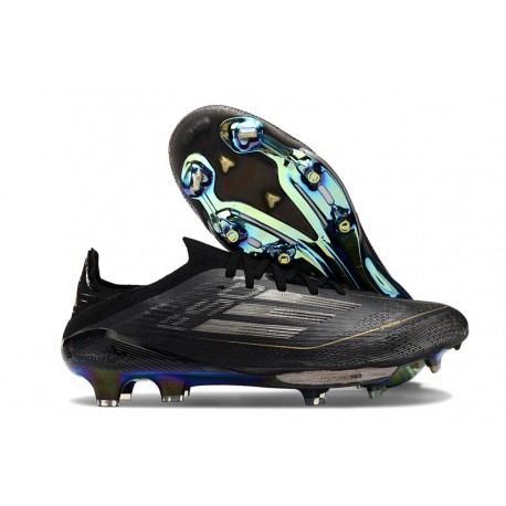 Chaussures adidas F50+ Elite FG Dark Spark - Noir Argenté Doré