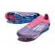 Chaussures adidas F50+ Elite FG Bleu Solaire Blanc Ftwr Rose