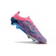 Chaussures adidas F50+ Elite FG Bleu Solaire Blanc Ftwr Rose