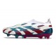 adidas Predator Elite Laceless FG Blanc Bleu Rouge