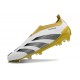 adidas Predator Elite Laceless FG Blanc Or Argent