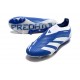 adidas Predator Elite Laceless FG Bleu Blanc