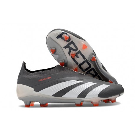 adidas Predator Elite Laceless FG Noir Blanc