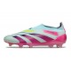 adidas Predator Elite Laceless FG Bleu Très Pâle Rose Lucide Jaune Semi Solaire