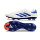 adidas Copa Pure 2 Elite + FG Blanc Ftwr Bleu Lucide Rouge Solaire