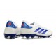 adidas Copa Pure 2 Elite + FG Blanc Ftwr Bleu Lucide Rouge Solaire