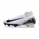 Chaussure Nike Mercurial Superfly 10 Elite FG Blanc Bleu