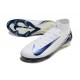 Chaussure Nike Mercurial Superfly 10 Elite FG Blanc Bleu