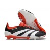 Chaussure adidas Predator Elite FG Noir Blanc Rouge