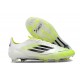 adidas Crampons F50 Elite FG Blanc Noir Volt