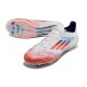 adidas Crampons F50 Elite FG Advancement - Blanc Rouge Bleu