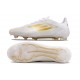 adidas Crampons F50 Elite FG Day Spark - Blanc Doré Blanc