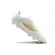 adidas Crampons F50 Elite FG Day Spark - Blanc Doré Blanc