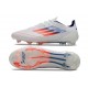 adidas Crampons F50 Elite FG Blanc Rouge Bleu