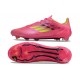 adidas Crampons F50 Elite FG Rose Jaune