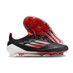 adidas Crampons F50 Elite FG Noir Rouge