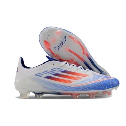 adidas Crampons F50 Elite FG Bleu Blanc Rouge