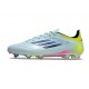 adidas Crampons F50 Elite FG Bleu Noir Jaune