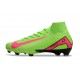 Chaussure Nike Mercurial Superfly 10 Elite FG Vert Rose