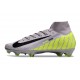 Nike Zoom Mercurial Superfly X Elite FG Gris Vert