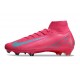 Nike Zoom Mercurial Superfly X Elite FG Rose Gris