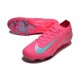 Crampons de Foot Nike Mercurial Vapor 16 Elite FG Rose Gris