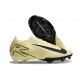 Crampons de Foot Nike Mercurial Vapor 16 Elite FG Beige Noir