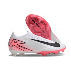 Crampons de Foot Nike Mercurial Vapor 16 Elite FG Blanc Rose Noir