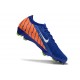 Crampons de Foot Nike Mercurial Vapor 16 Elite FG Bleu Orange Blanc