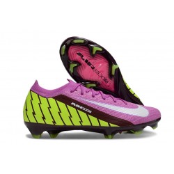 Crampons de Foot Nike Mercurial Vapor 16 Elite FG Violet Vert Blanc