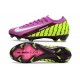 Crampons de Foot Nike Mercurial Vapor 16 Elite FG Violet Vert Blanc