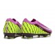 Crampons de Foot Nike Mercurial Vapor 16 Elite FG Violet Vert Blanc