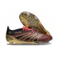 Chaussure adidas Predator Elite FG Rouge Lucide Or Noir