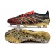 Chaussure adidas Predator Elite FG Rouge Lucide Or Noir