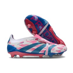 Chaussure adidas Predator FT Elite FG Blanc Ftwr Bleu Solaire Rose