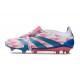 Chaussure adidas Predator FT Elite FG Blanc Ftwr Bleu Solaire Rose