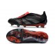 Adidas Predator Foldover Tongue Elite FG Noir Gris Quatre Rouge Lucide