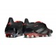 Adidas Predator Foldover Tongue Elite FG Noir Gris Quatre Rouge Lucide