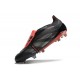 Adidas Predator Foldover Tongue Elite FG Noir Gris Quatre Rouge Lucide